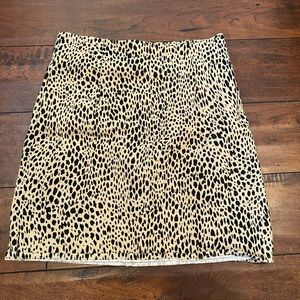 cheetah print skirt